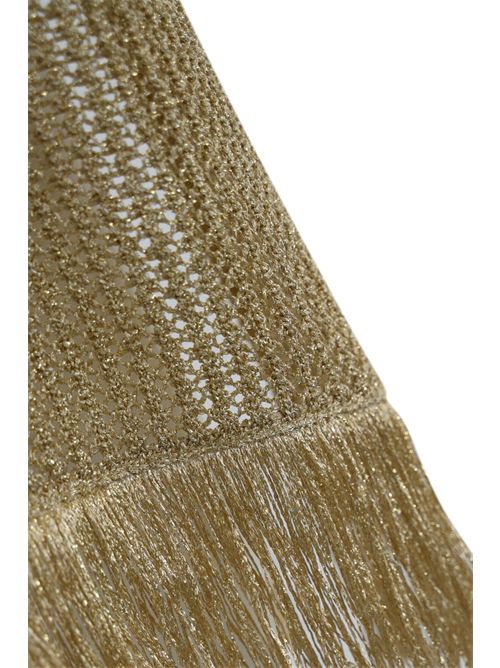 Abito in maglia lurex con frange NO SECRETS | 251NS250ORO